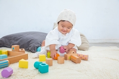 Hình khối bằng gỗ có âm thanh - bộ lớn