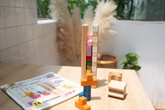 Cho thuê Bộ xếp hình tháp khối gỗ - Packer Stacker