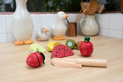 Bộ cắt thái trái cây bằng gỗ cao cấp - Fruit Set