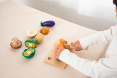 Bộ cắt thái rau củ bằng gỗ cao cấp - Vegetables Set