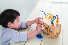 Xe chở động vật bằng gỗ