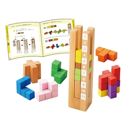 Bộ xếp hình tháp khối gỗ - Packer Stacker