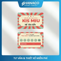 Thẻ Tích Điểm Nhựa Bền Đẹp