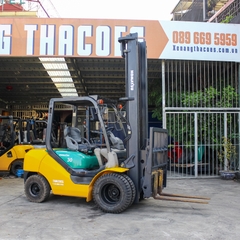 Xe nâng dầu Komatsu Nhật Bãi 3 Tấn FD30C-16 Gật gù lốp kép