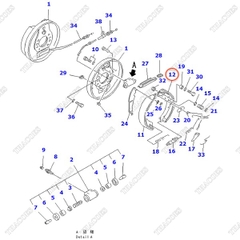 Guốc phanh 3EB-30-31471; 3EB-30-31470; 3EB-30-31270 (WC)