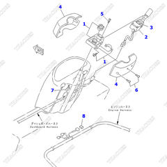 Cụm công tắc đèn 3EB-55-32111; 3EB-55-32110 (MT)