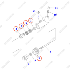 Bộ cuppen tổng côn dưới MY215-8052-01; MY215-8048-00