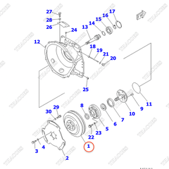 Biến mô hộp số DC6A26500000