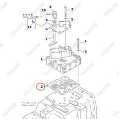 Bộ gioăng phớt 3EB-15-05060 (K5) sửa van chia dầu hộp số