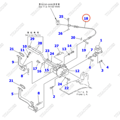 Cáp số 3EB-36-31410 (AT)