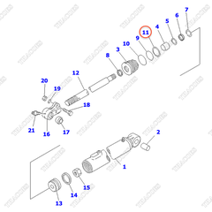 Căn đệm 304-61-15220 (K19A) (SN: 522510-UP)