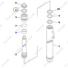 Phớt cổ 34B-64-12151 (cột 2T2L cao 3m-5m)