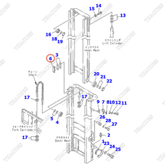 Bạc trượt 3EB-71-31640; 3EB-71-51640 (2T2L, 3T2L)
