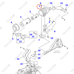 Hộp lọc gió tinh 3EB-02-34711; 3EB-02-34710