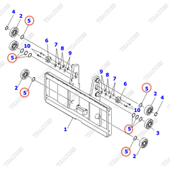 Căn đệm vòng bi 3EB-71-00060 (3T3L)