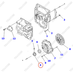 Bi tê bàn ép côn 3EB-10-41120 (MT)