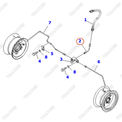 Ống dầu phanh 3EB-38-51180