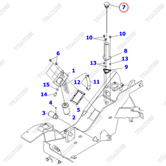 Que thăm dầu 37B-1PB-4030