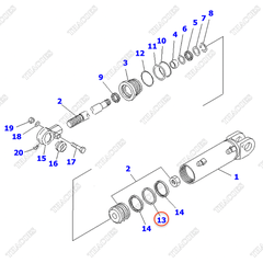 Phớt piston 3EB-64-54410 (K20)