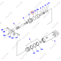 Vòng đệm oring 07000-12070; 07000-02070 (K20)