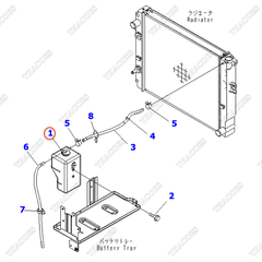 Bình nước phụ 3EB-04-43410; 3EB-04-51310
