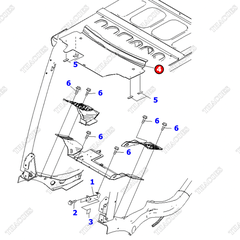 Tấm thép lót sàn 3EB-50-51611XC; 3EB-50-51611YY (AT)