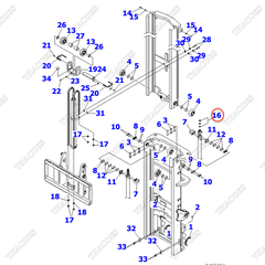 Căn đệm 3EB-71-00070 (3T2L)
