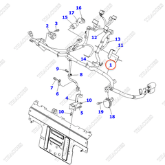 Cuộn dây điện cabin 3EB-55-62611 (Không cảnh báo góc lái)