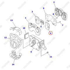 Đồng hồ báo nước YZ52622-150 (AT-MT, không báo góc lái)