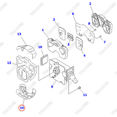 Vỏ ốp 3EB-55-53120; YZ769100-883