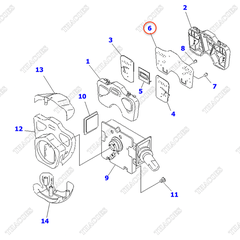 Mạch điện YZ769810-716 (AT-MT, không báo góc lái)