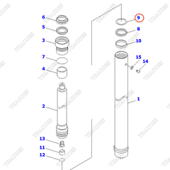 Căn đệm 30B-63-11330 (K23) (cao 4-5m, khung 2T2L)