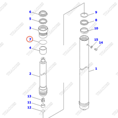 Vòng đệm oring 30B-63-11270 (K23) (cao 4-5m, khung 2T2L)