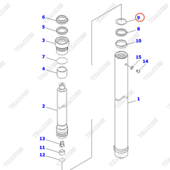Căn đệm 30B-63-11710 (K22) (cao 3-3.7m, khung 2T2L)