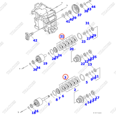 Đĩa thép 3EA-15-11180 (Tổng 12 cái)