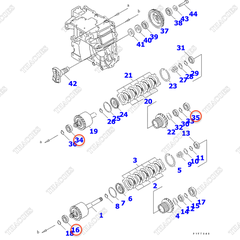 Vòng bi 06300-06206