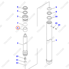 Bạc trượt cổ xi lanh 30B-63-11150 (cao 3-5m, khung 2T2L)