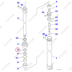 Phớt cổ 308-818-2520; 34B-64-11150 (K31)