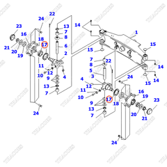 Phớt bụi moay ơ 3EB-24-41330