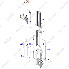 Xích nâng giá càng (3T3L) 37B-737-1300; 37B-737-1340; 37B-737-1310; 37B-787-1130; 37B-737-1270; 37B-787-1080; 37B-787-1100; 37B-787-1120