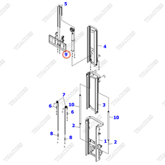 Cụm xi lanh trước 37B-TAT-6420UE; 37B-TAT-6380UE; 37B-TAT-6350UE; 37B-TAT-6330UE; 37B-TAT-6310UE; 37B-TAT-6260UE; 37B-TAT-6280UE; 37B-TAT-6300UE (3T3L)