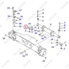 Khớp nối cầu rotuyn phải 3BA-24-71320