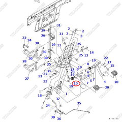 (MT) Lò xo chân côn 3EB-36-51160