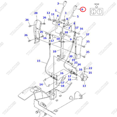 Tay nắm cần số tiến lùi 3EB-35-21131 (MT)