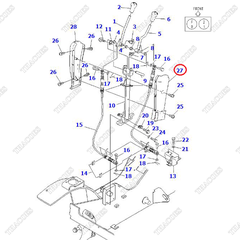 Ốp cột tay số 3EB-35-51173 (MT)