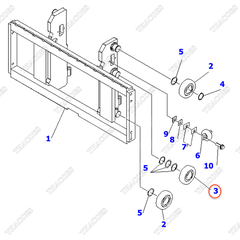 Vòng bi nâng hạ giá nâng 37B-9AD-6120; 37B-9AD-6121; R37B-9AD-6120 (M) (2T2L)