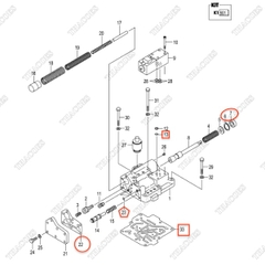 Bộ gioăng sửa van 143C3-19821 (Inc 6,7,13,22,23,33) (Kit 901)
