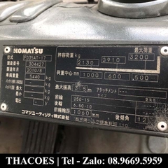 Xe nâng dầu Komatsu 3,5 tấn Nhật Cũ