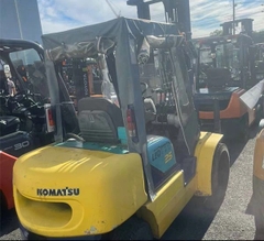 Xe nâng dầu Komatsu cũ FD25C-15 (Số sàn lốp kép)