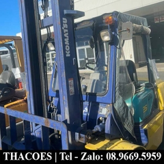 Xe nâng dầu Komatsu cũ FD25C-15 (Số sàn lốp kép)